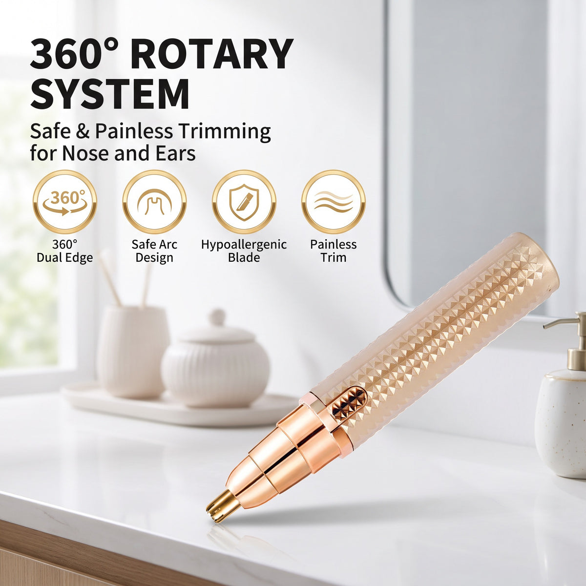 3-in-1 Precision Eyebrow Trimmer – Portable Multi-Head Beauty Tool