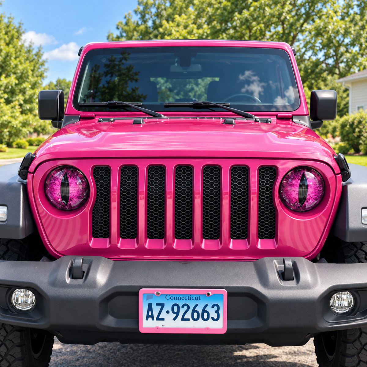 🔥 LAST DAY – 50% OFF Beast Eyes Headlight Decals – Fierce Custom Look, 1 Pair