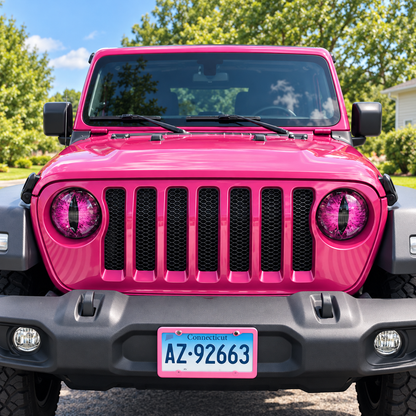 🔥 LAST DAY – 50% OFF Beast Eyes Headlight Decals – Fierce Custom Look, 1 Pair