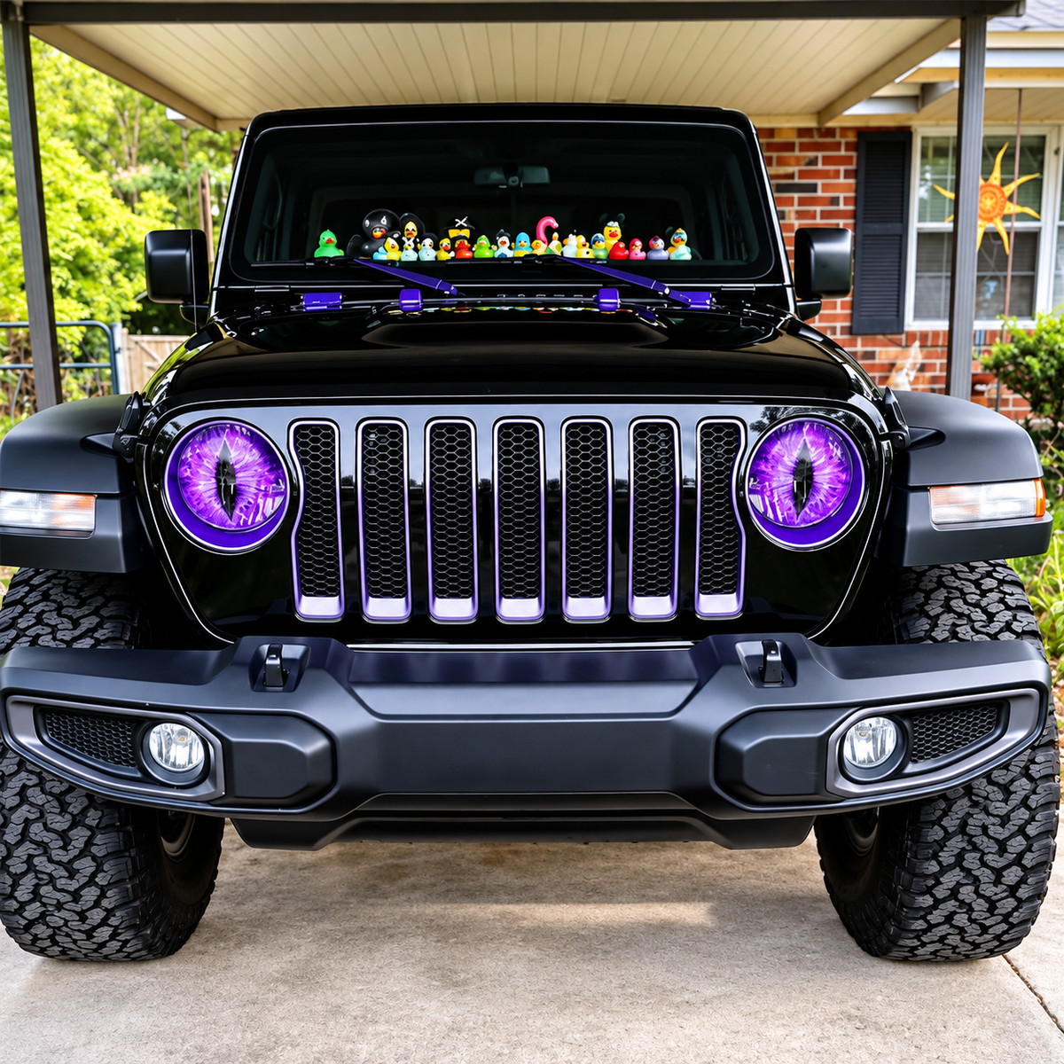 🔥 LAST DAY – 50% OFF Beast Eyes Headlight Decals – Fierce Custom Look, 1 Pair