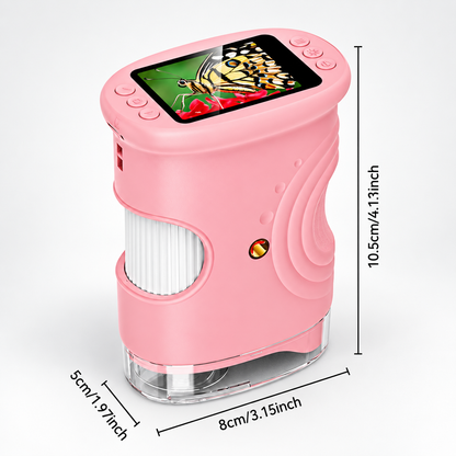 Kids Digital Microscope – 1000X Magnification with 2.0" IPS Screen & 1080P HD