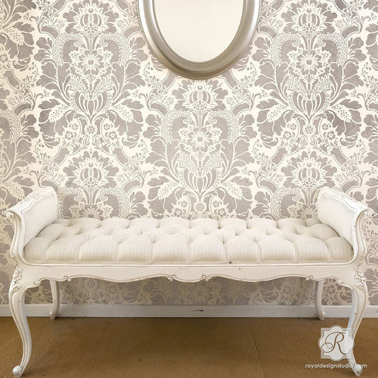 Lisabetta Damask Wall Stencil