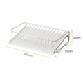 🧼💧 Self-Draining Soap Dish – Slanted Carbon Steel Soap Holder with Removable Drip Tray